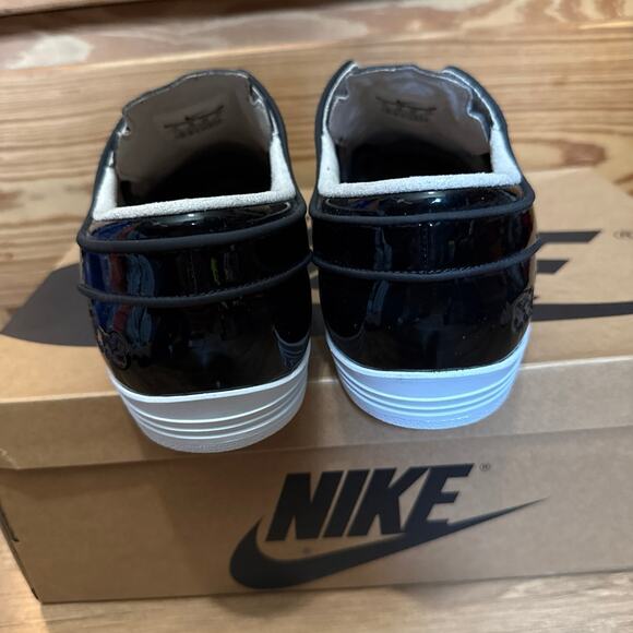 2014 Nike SB Lunarlon 8five2 Stefan Janoski Patent Black White